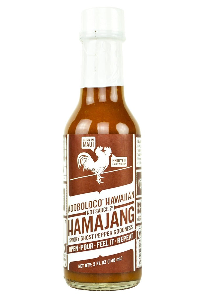 Hamajang Smoked Ghost Pepper Hot Sauce | Adoboloco X6
