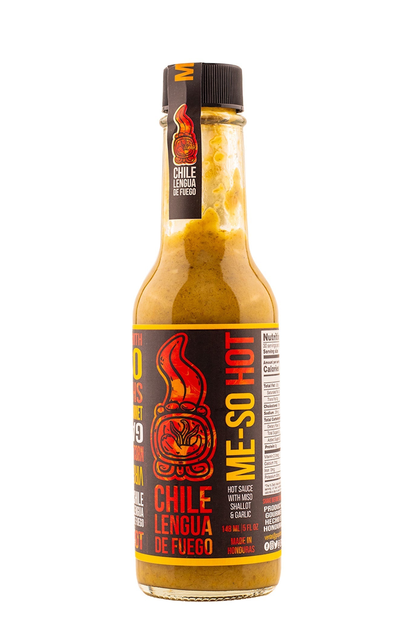 Me-So Hot Miso Shallot | Chile Lengua de Fuego F5