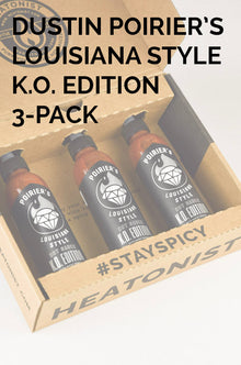Dustin Poirier Hot Sauce - KO Edition 3 Pack T1