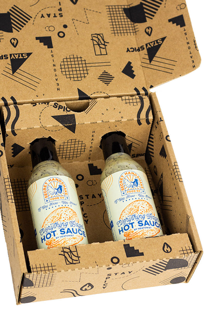 Secret Handshake Food Co Everything Bagel Hot Sauce 2-Pack S3