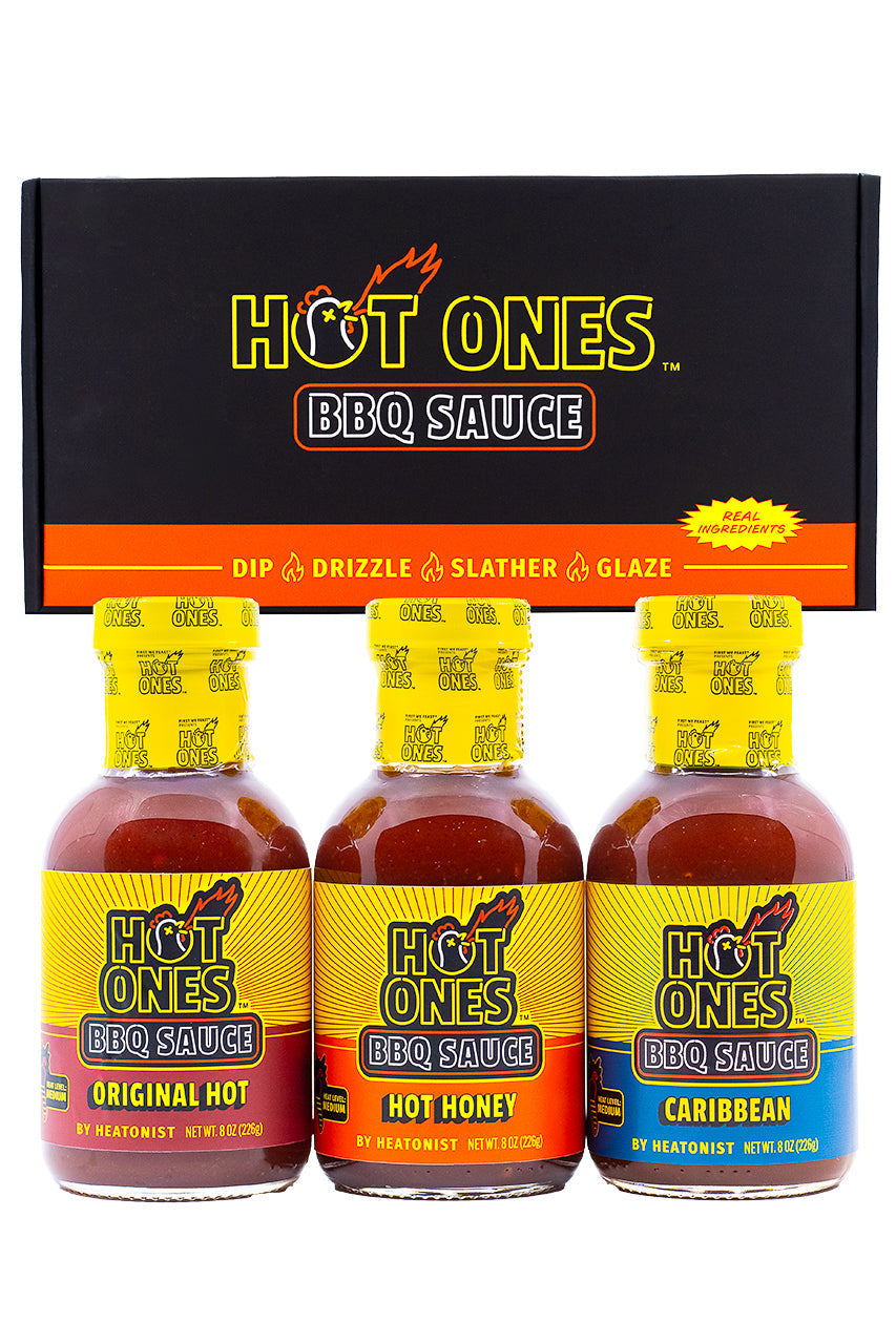 Hot Ones BBQ Trio Pack (Original / Hot Honey / Caribbean) J3