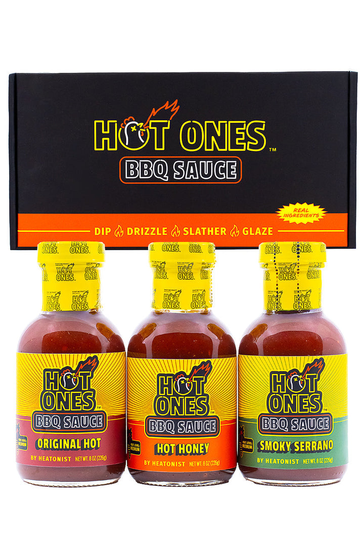 Hot Ones BBQ Trio Pack (Original / Hot Honey / Smoked Serrano) Z5