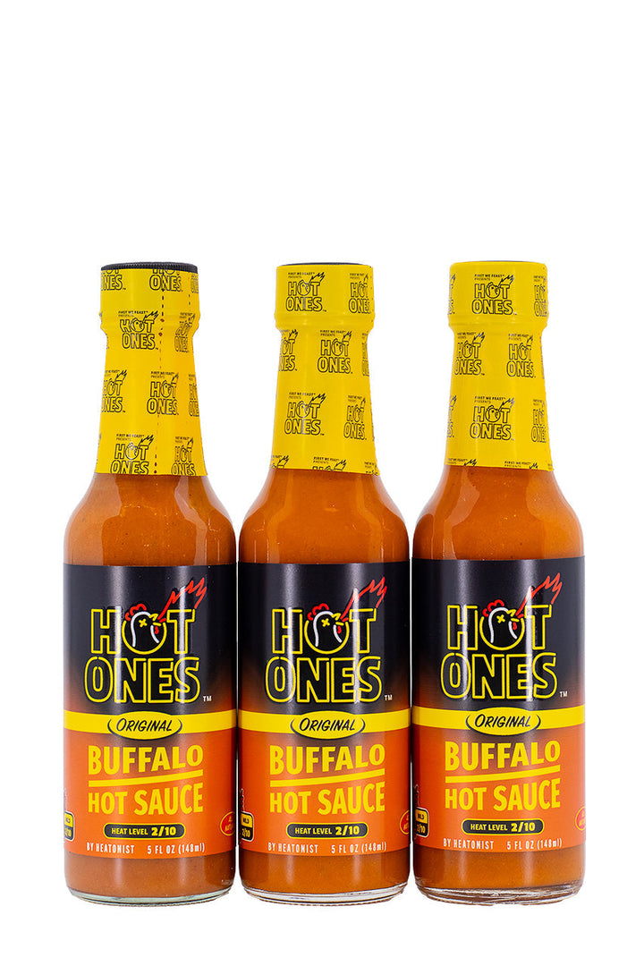 Buffalo Hot Sauce 3-Pack | Hot Ones Hot Sauce G7