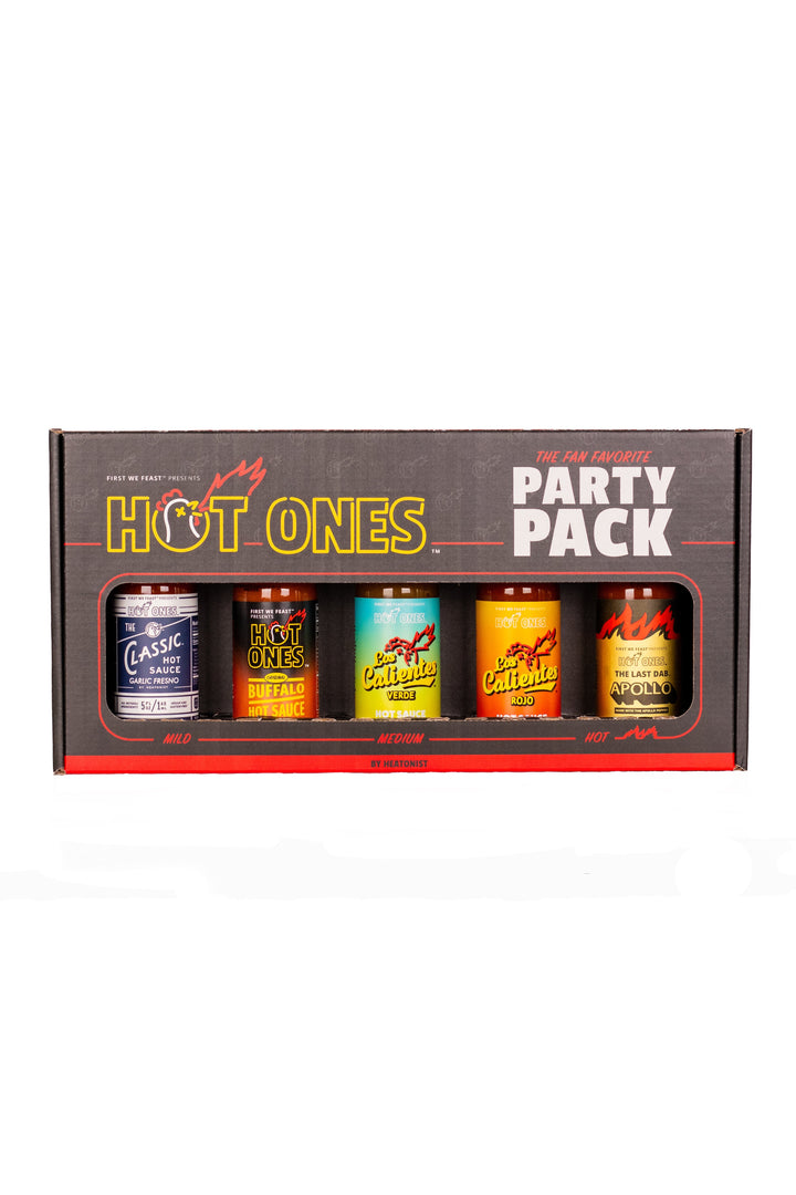 Fan Favorite Party Pack | Hot Ones Hot Sauce D4