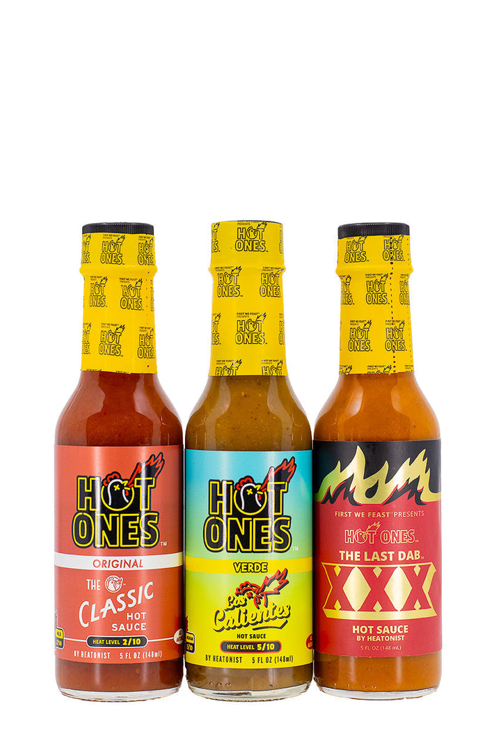 Hot Ones Trio Pack - Original | Hot Ones Hot Sauce W7