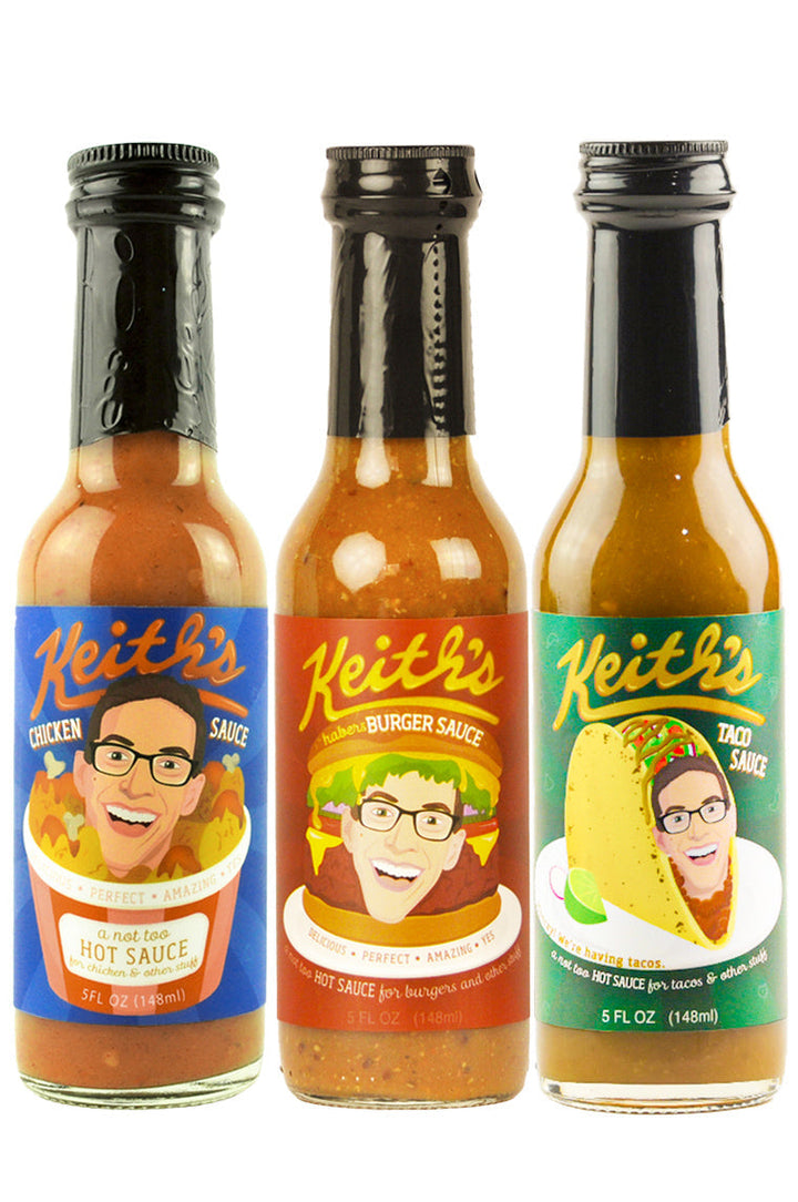 Keith's Hot Sauce Trio Pack B8