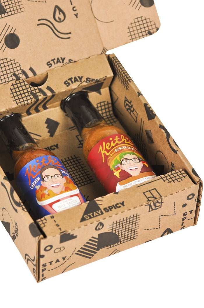 Chicken & Burger Hot Sauce Duo Pack | Keith's R4
