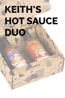 Chicken & Burger Hot Sauce Duo Pack | Keith's E3