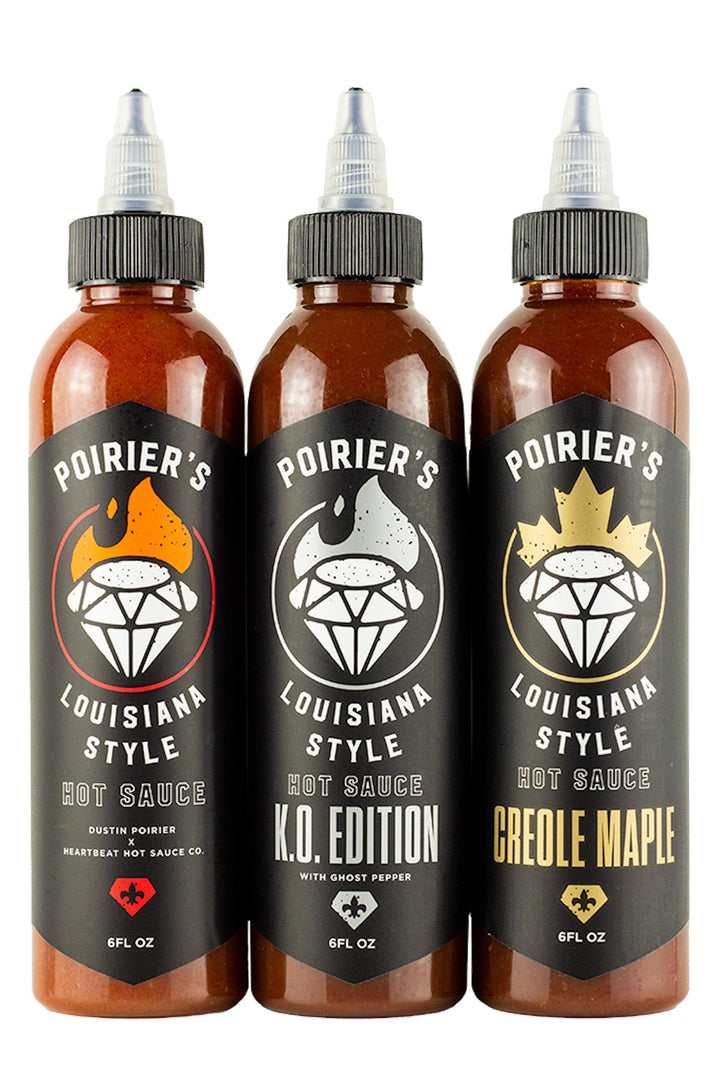 Poirier's Louisiana Style Hot Sauce Trio Pack | Dustin Poirier’s Louisiana Style Z6